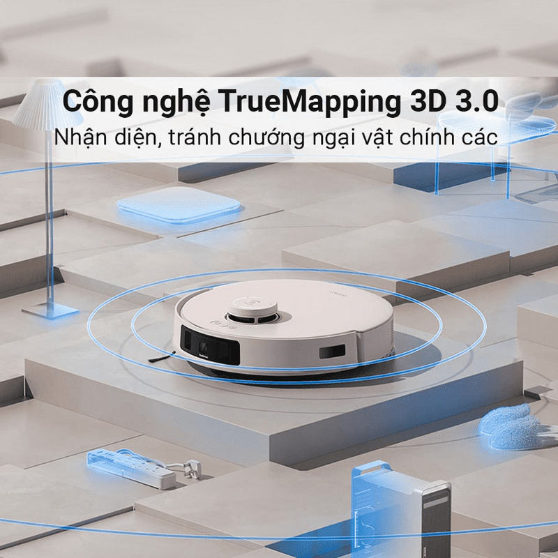 Robot hút bụi lau nhà Ecovacs Deebot T30 Pro - Hàng chính hãng