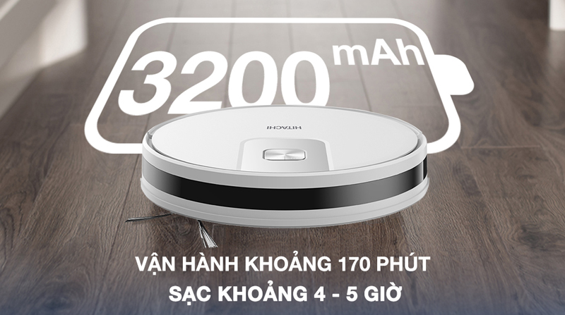 Dung lượng pin cực khủng lên đến 3200 mAh, hoạt động lên tới khoảng 170 phút