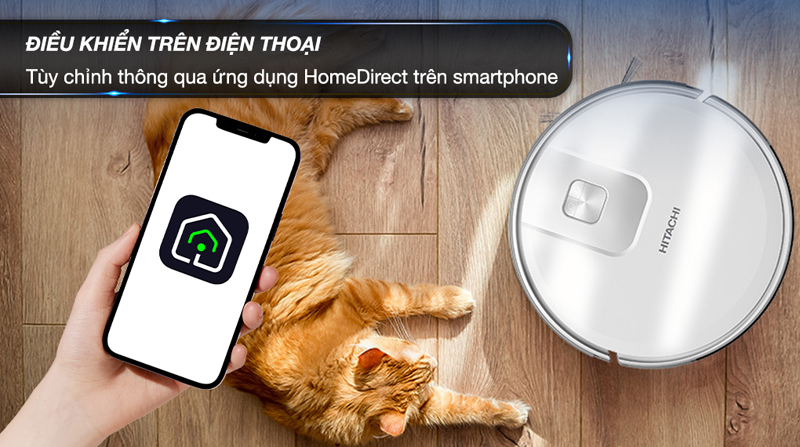 Điều khiển bằng điện thoại thông qua ứng dụng HomeDirect