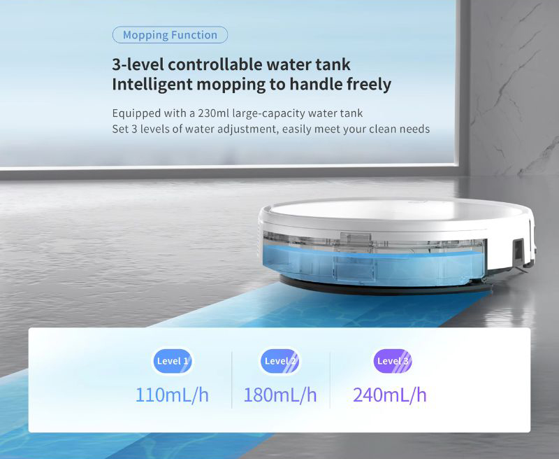 Robot hút bụi lau nhà Lydsto G4-W03 - Hàng chính hãng