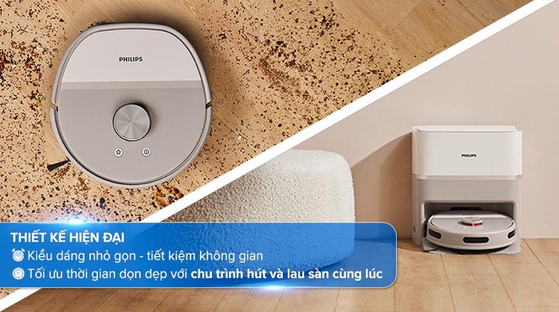 Robot hút bụi lau nhà Philips XU6500/82  - Hàng chính hãng