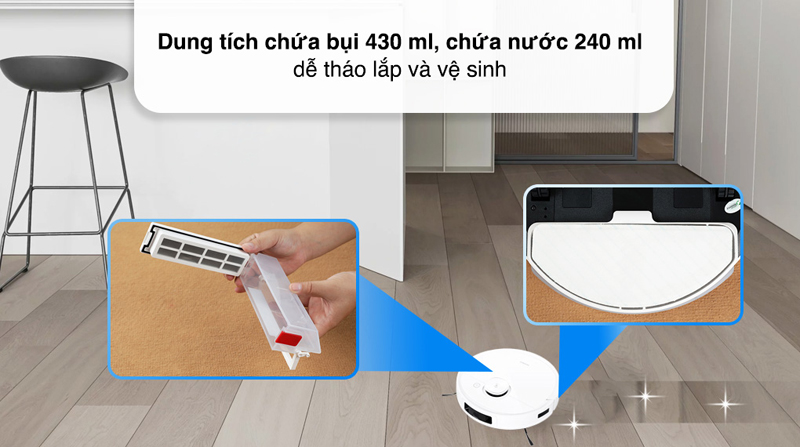 Robot hút bụi lau nhà Ecovacs Deebot T9 - Hàng chính hãng