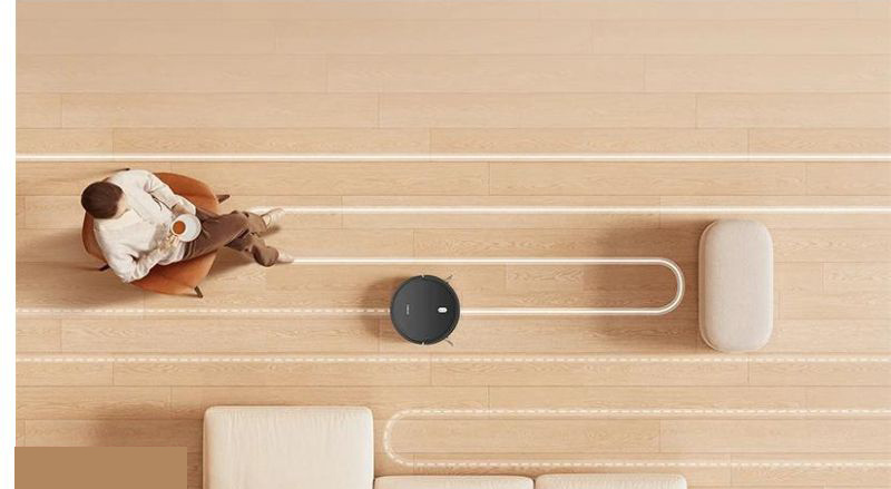 Robot hút bụi lau nhà Xiaomi Vacuum E5 BLACK - Hàng chính hãng