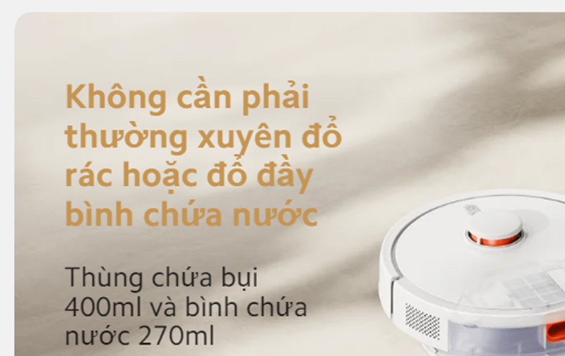 Robot hút bụi Xiaomi Vacuum S20-EU (BHR8629EU) - Hàng chính hãng