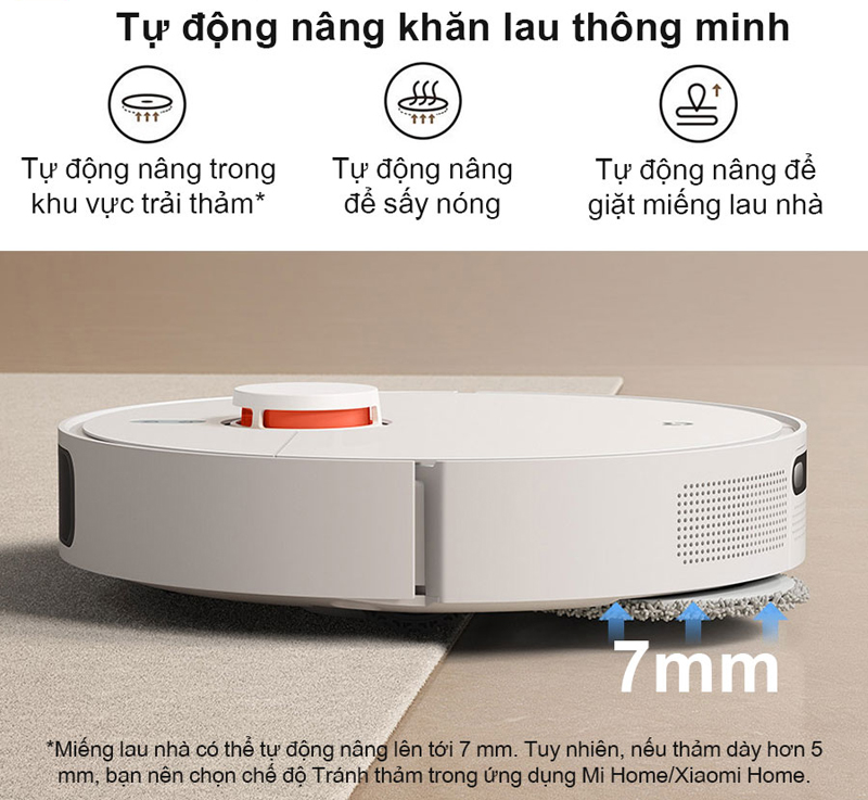 Robot hút bụi lau nhà Xiaomi Vacuum X20+ - Hàng chính hãng