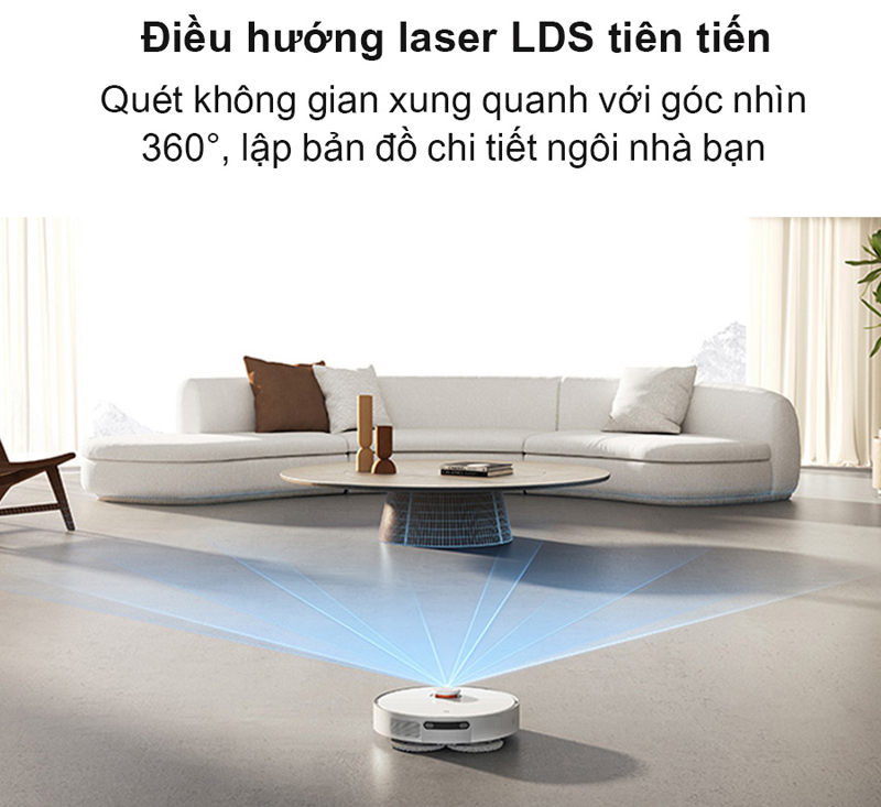 Robot hút bụi lau nhà Xiaomi Vacuum X20+ - Hàng chính hãng