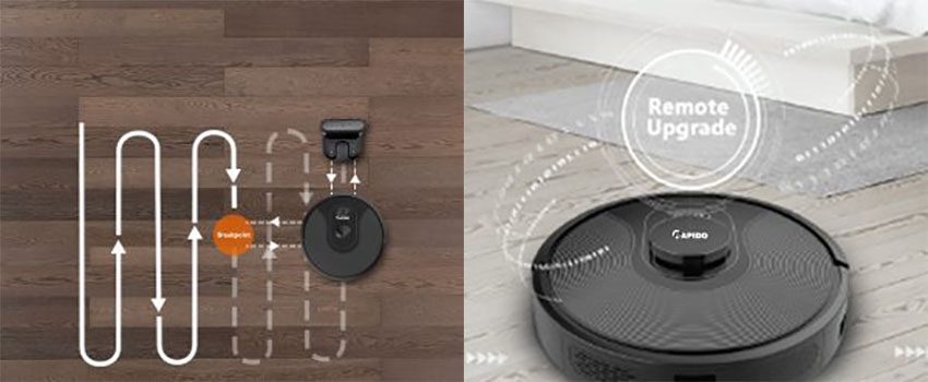 Robot hút bụi và lau nhà Rapido RR6 - Hàng chính hãng