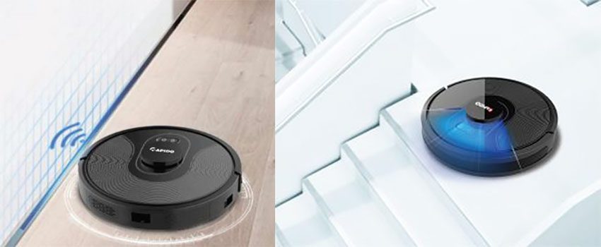 Công nghệ cảm biến của Robot hút bụi và lau nhà Rapido RR8