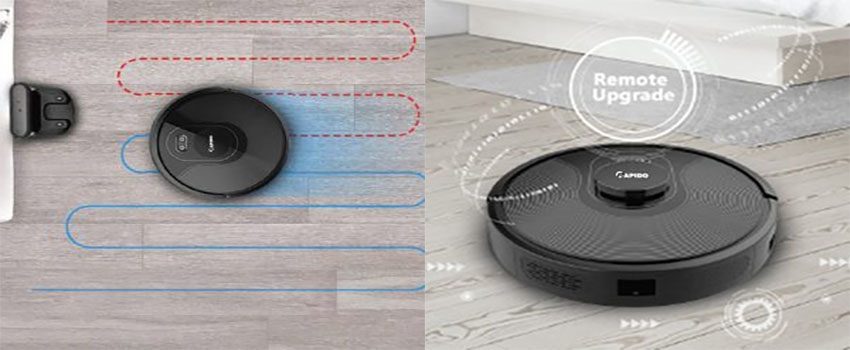 Chế độ tự động của Robot hút bụi và lau nhà Rapido RR8