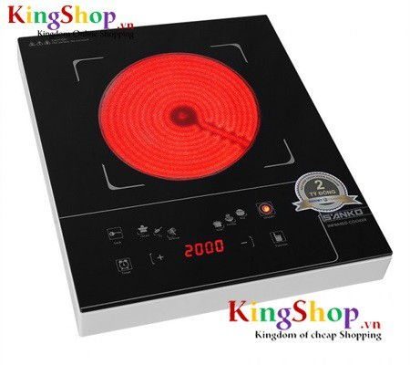Bếp hồng ngoại SANKO SPN 7617W –  Tiêu Chuẩn Châu Âu - Hàng chính hãng