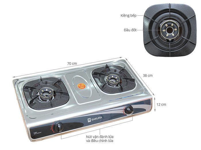 Bếp gas dương Sakura-SA-ANFA