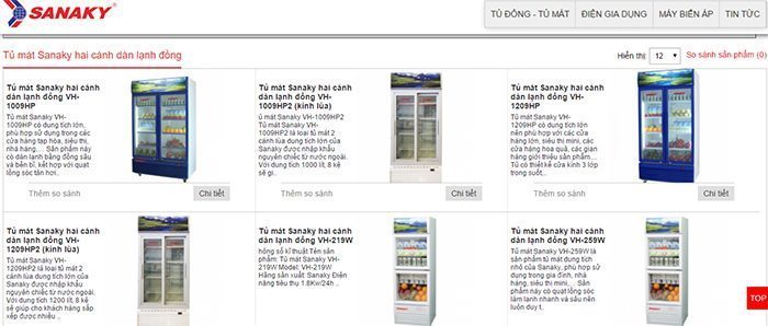 Tủ mát Sanaky VH-609HP - Hàng chính hãng