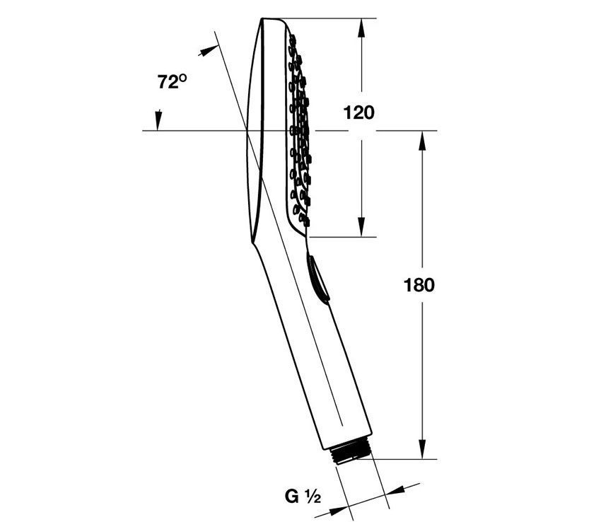 Sen tay Hafele Raindance Select A (ZD) - Hàng chính hãng