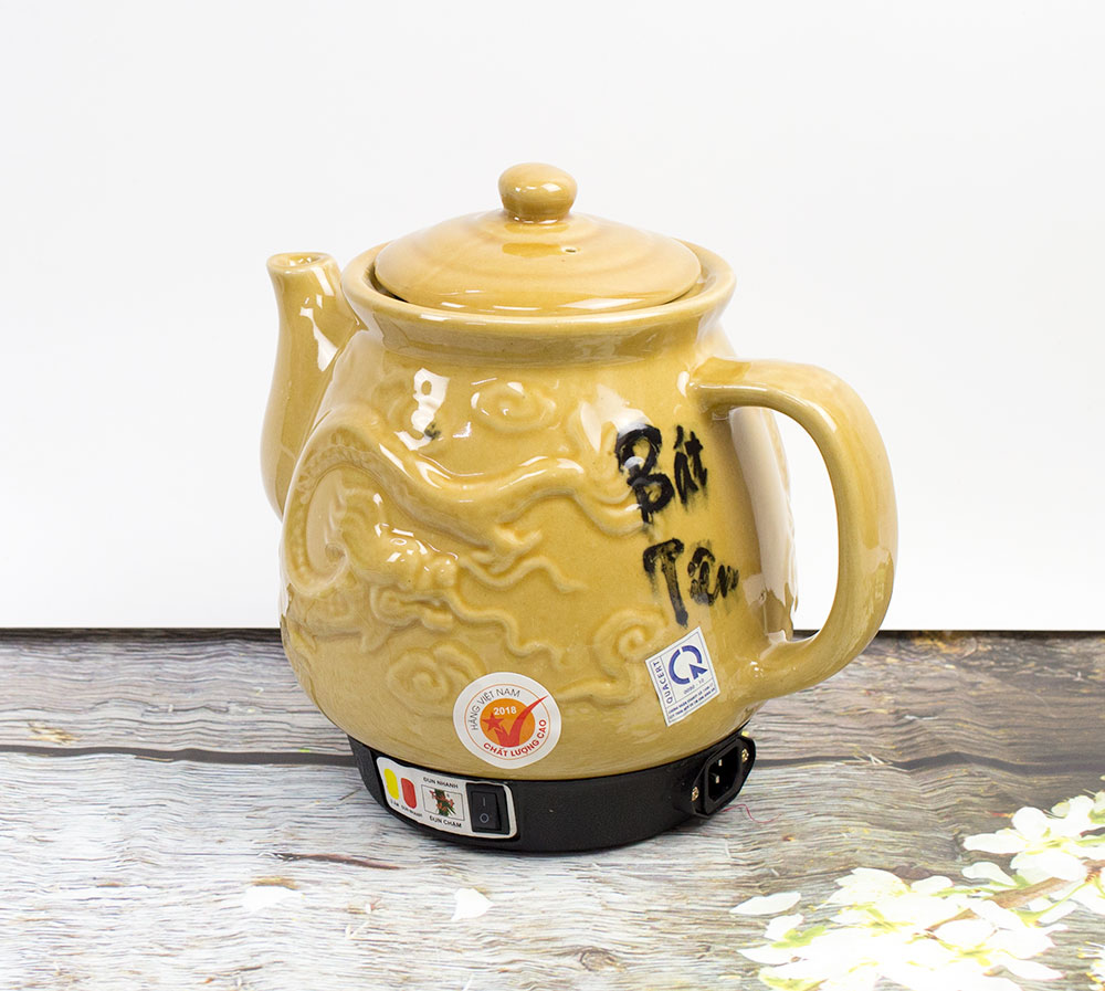 Siêu sắc thuốc Trường Thọ Bát Tiên BA-2086 Rồng Vàng - Hàng chính hãng