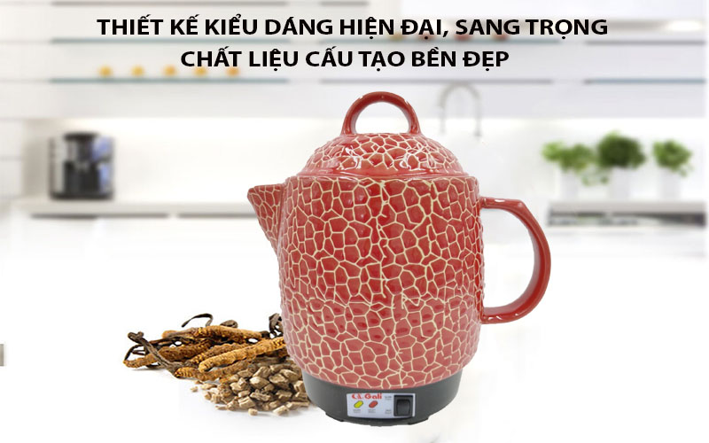 Siêu sắc thuốc điện Gali GL-1821 - Hàng chính hãng