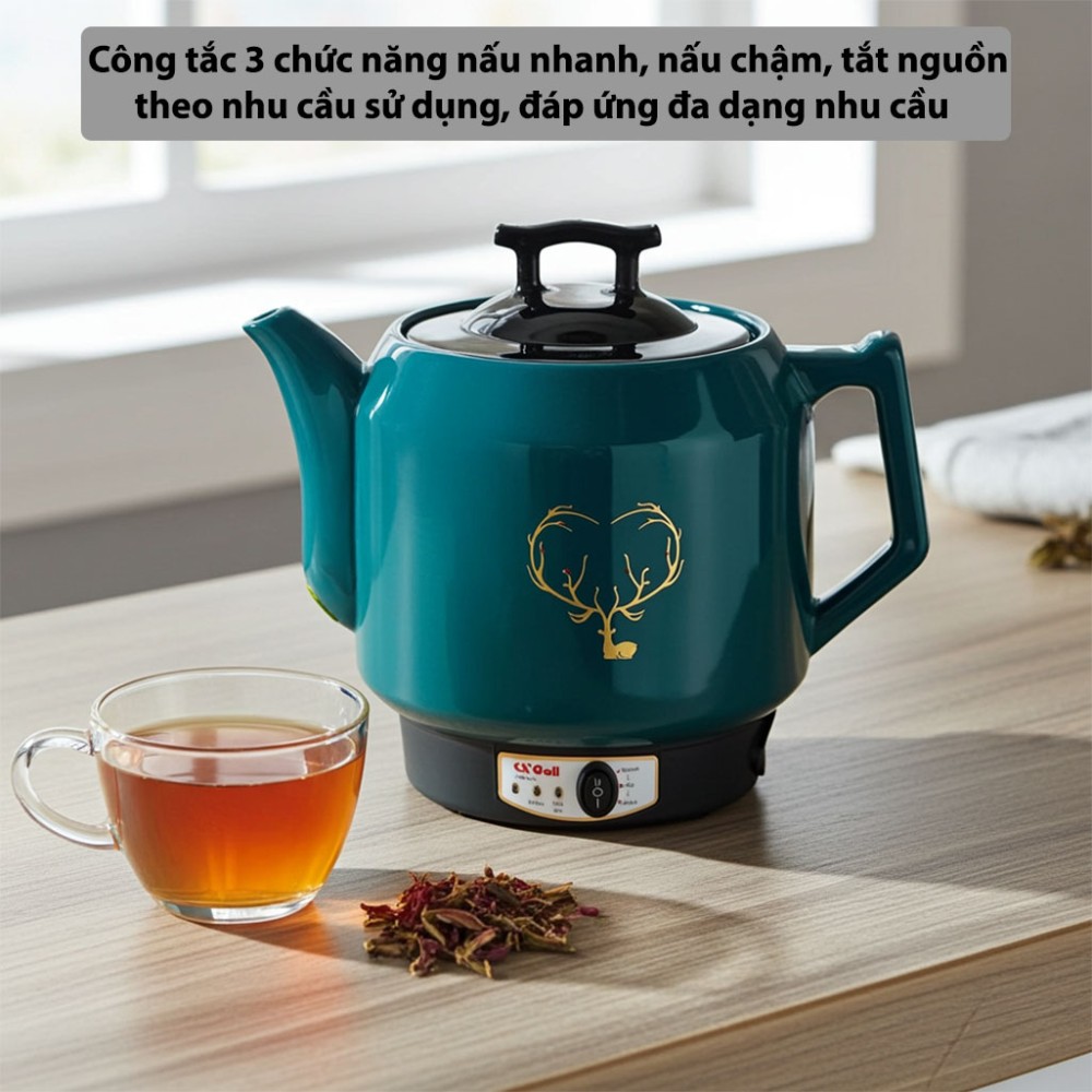 Siêu sắc thuốc điện Gali GL-1838 - Hàng chính hãng