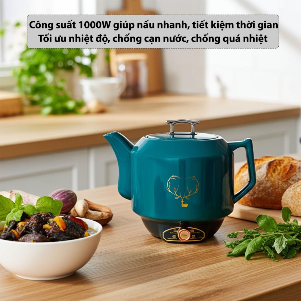 Ấm sắc thuốc đa năng Gali GL-1860G - Hàng chính hãng