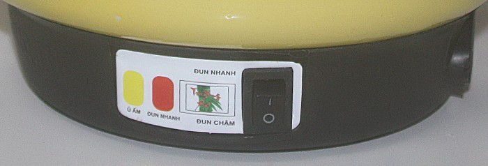 Hai chế độ nấu nhanh và chậm