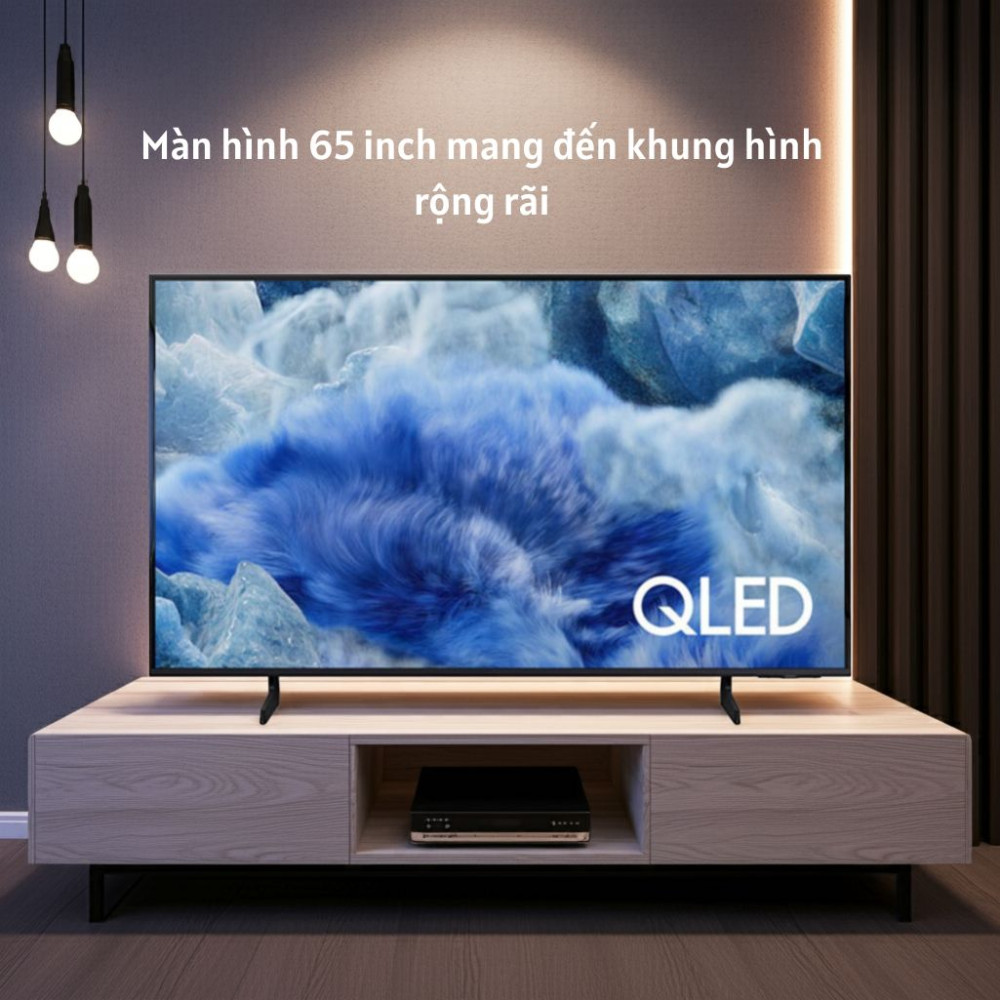 Smart tivi QLED Samsung AI 4K 65 inch QA65Q8FA - Hàng chính hãng