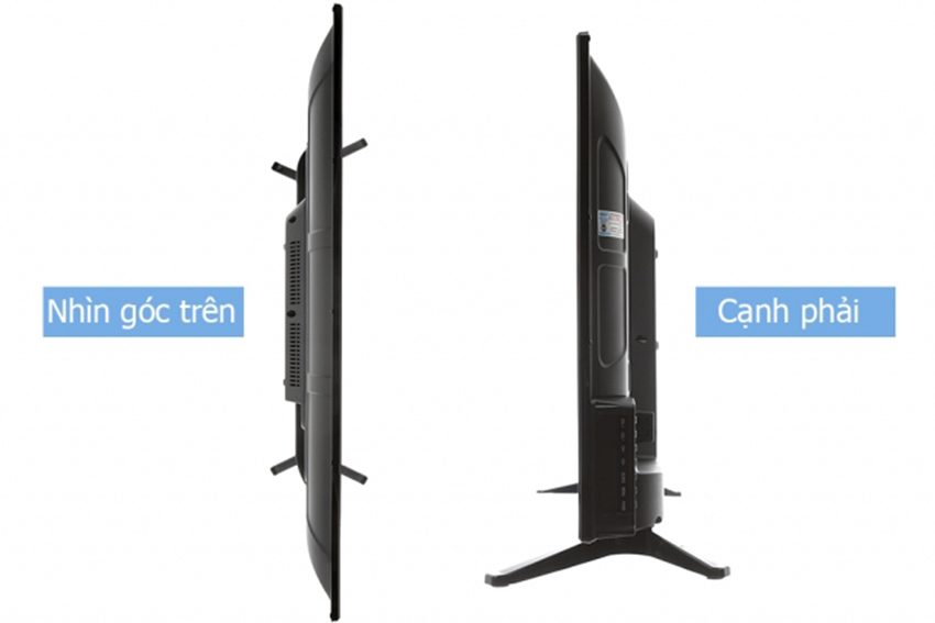 Thiết kế của smart Tivi Cong Asanzo SU55S6