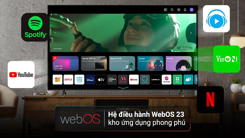 Smart tivi LG 4K 55 Inch 55UR8050PSB - Hàng chính hãng