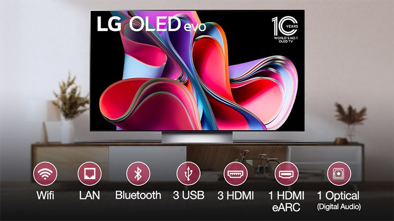 Smart Tivi OLED LG 4K 65 inch 65G3PSA - Hàng chính hãng