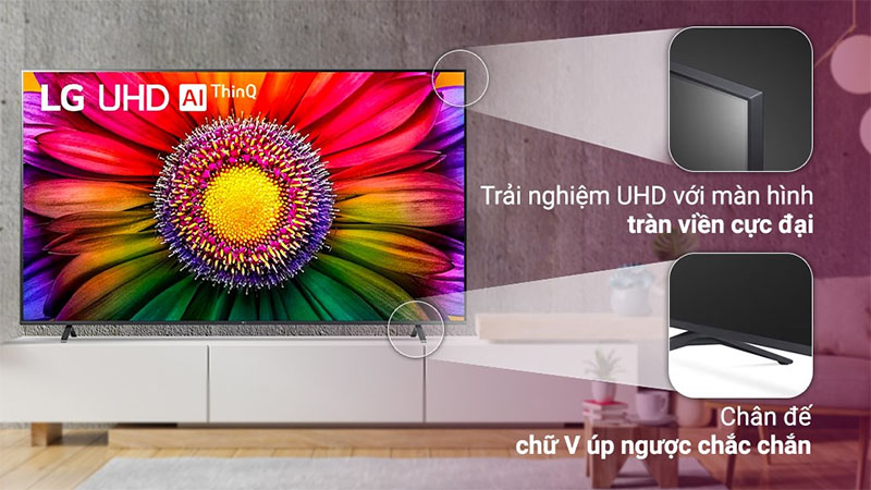 Smart tivi LG 4K 65 Inch 65UR8050PSB - Hàng chính hãng