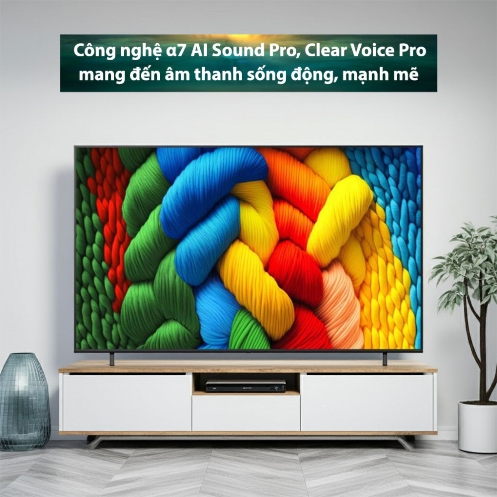 Smart Tivi NanoCell LG AI 4K 86 inch 86NANO80ASA công nghệ âm thanh hiện đại