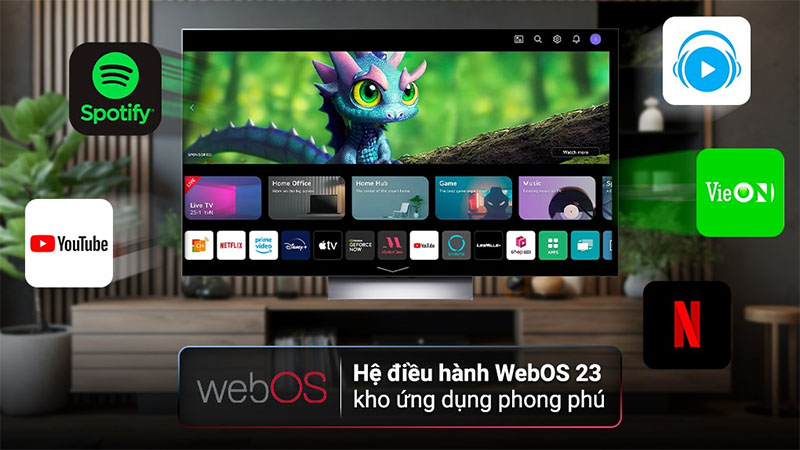 Smart Tivi OLED Evo LG 4K 55 inch OLED55G3PSA - Hàng chính hãng