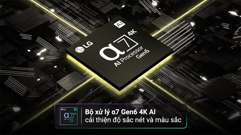Bộ xử lý của Smart Tivi OLED LG 4K 48 inch OLED48A3PSA 