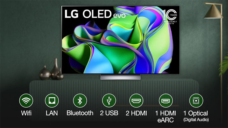 Smart Tivi OLED LG 4K 65 inch OLED65C3PSA - Hàng chính hãng