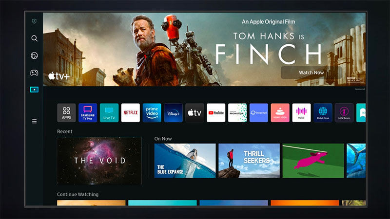 Kho ứng dụng của Smart Tivi QLED 4K 50 inch Samsung QA50Q60B 