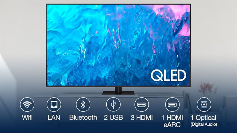 Smart Tivi QLED 4K 85 inch Samsung QA85Q70C - Hàng chính hãng