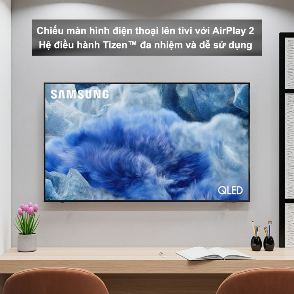 Smart Tivi QLED Samsung AI 4K 55 inch QA55Q8FA - Hàng chính hãng