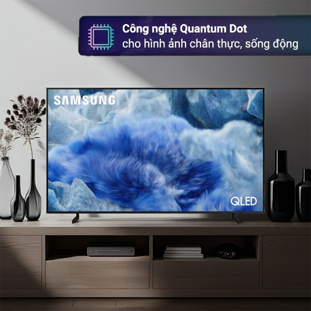 Smart Tivi QLED Samsung AI 4K 75 inch QA75Q8FA công nghệ hình ảnh tiên tiến