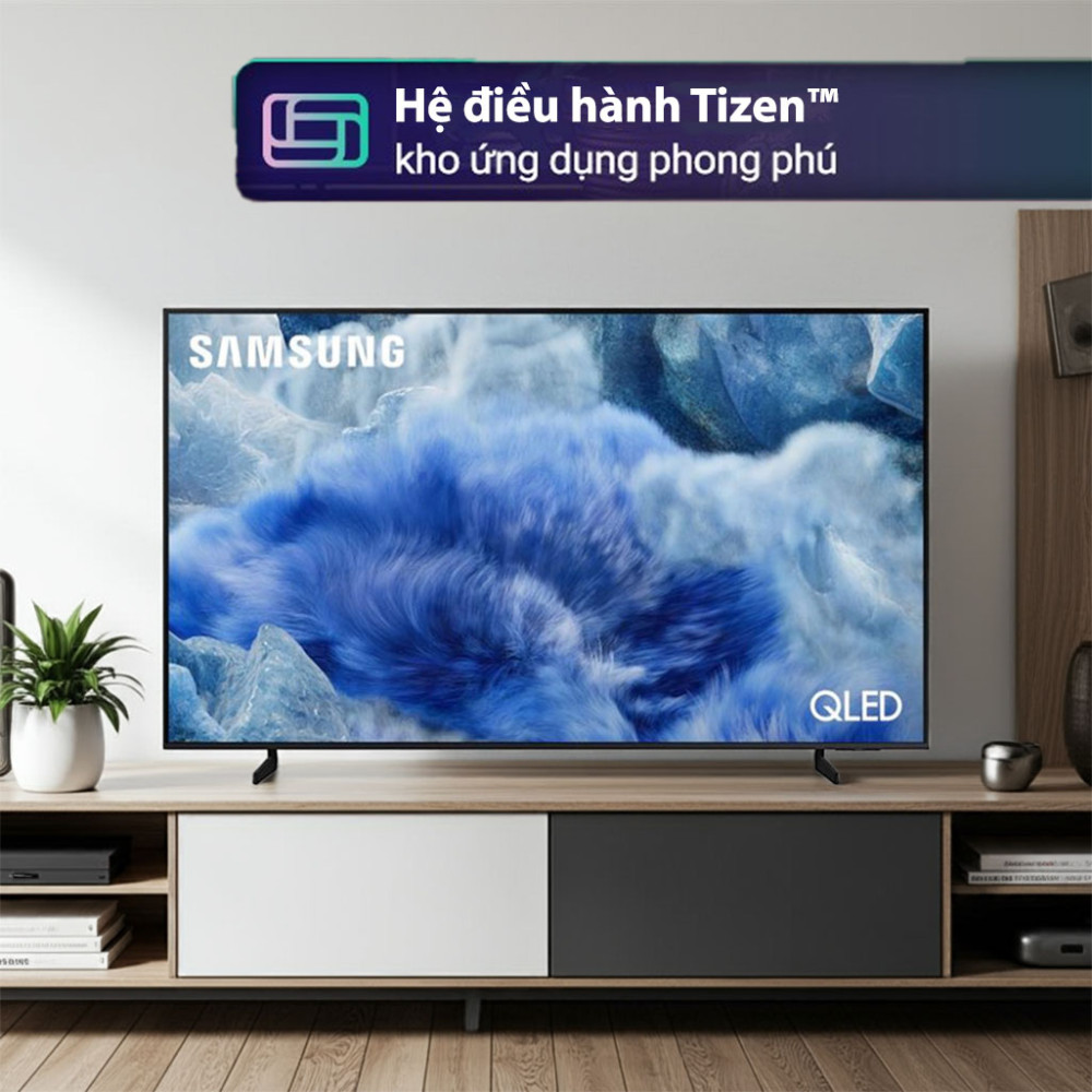 Smart Tivi QLED Samsung AI 4K 75 inch QA75Q8FA hệ điều hành thân thiện