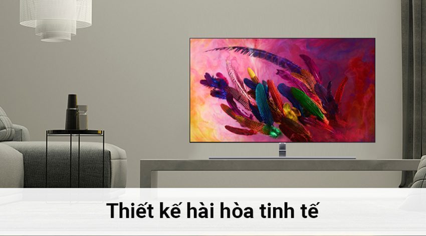 Thiết kế của smart Tivi QLED Samsung QA55Q7F