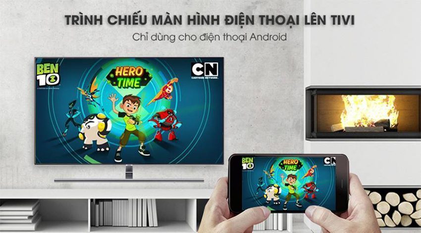 Smart Tivi QLED Samsung QA55Q7FN - Hàng chính hãng