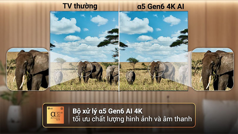 Smart Tivi QNED LG 4K 75 inch 75QNED75SRA - Hàng chính hãng