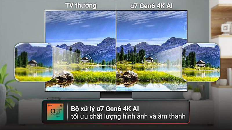 Smart Tivi QNED LG 4K 75 inch 75QNED86SRA - Hàng chính hãng