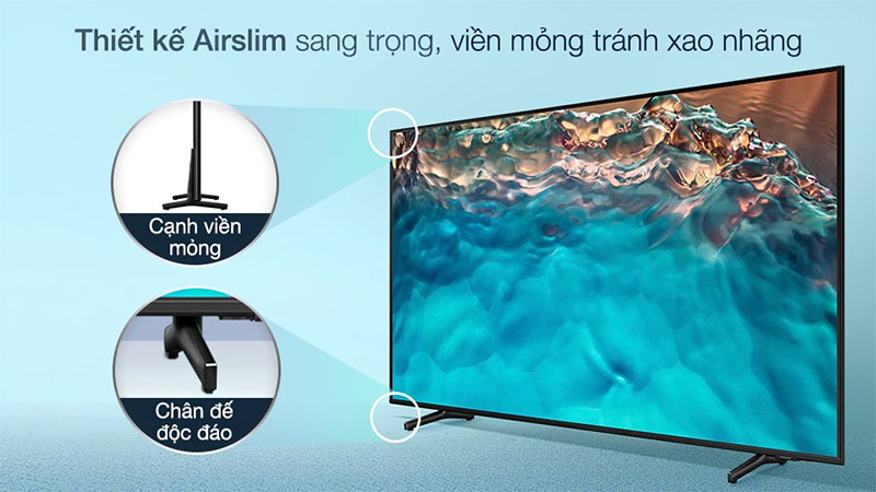 Smart Tivi Samsung 4K Crystal UHD 43 inch UA43BU8000 - Hàng chính hãng