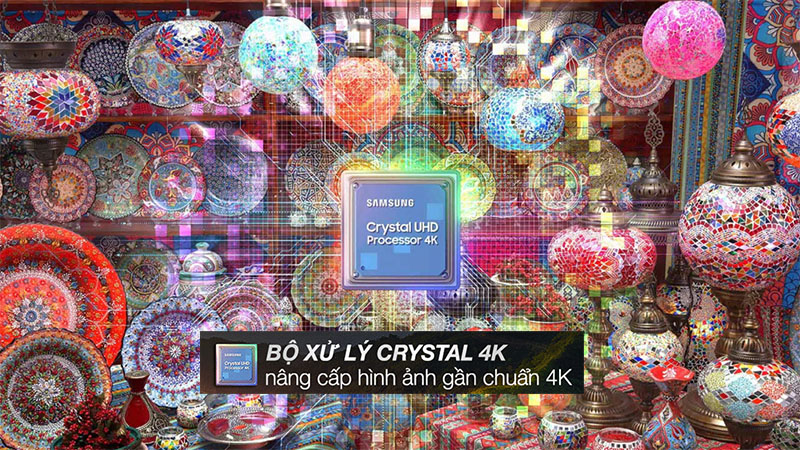Smart Tivi Samsung 4K Crystal UHD 75 inch UA75BU8000 - Hàng chính hãng