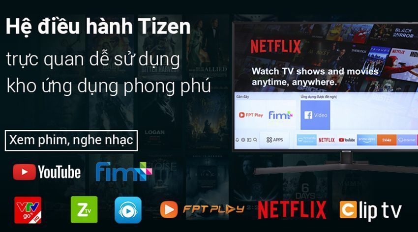 Tính năng của smart Tivi Samsung UA43NU7800