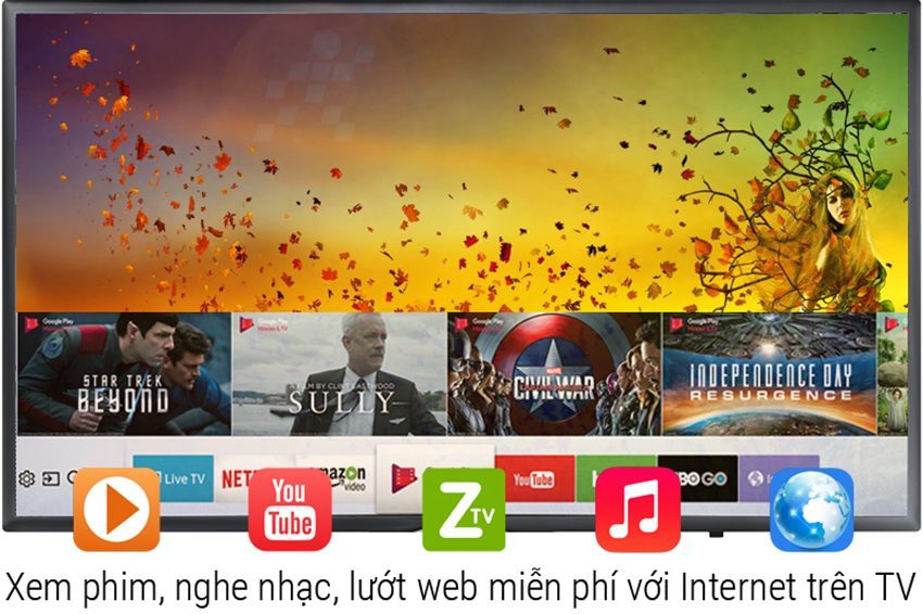 Tính năng của smart Tivi Samsung UA49M5520