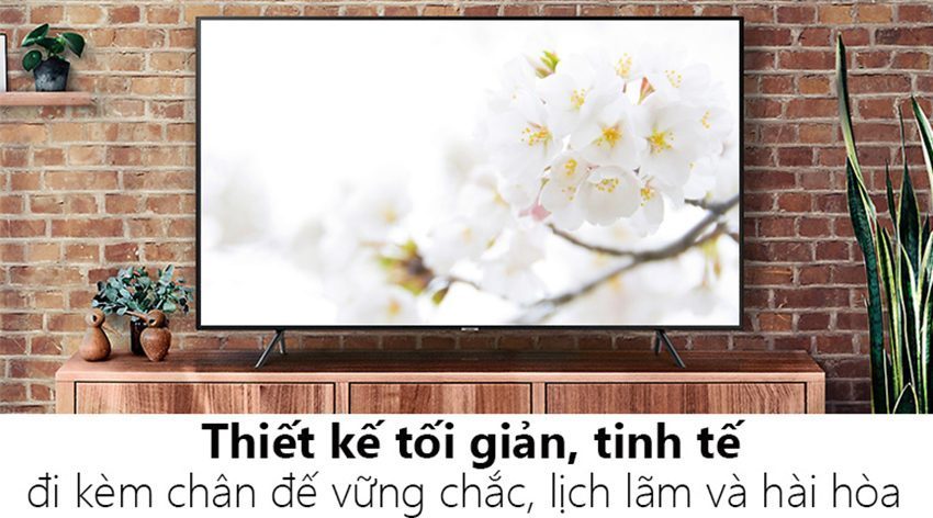 Thiết kế của smart Tivi Samsung UA65NU7100