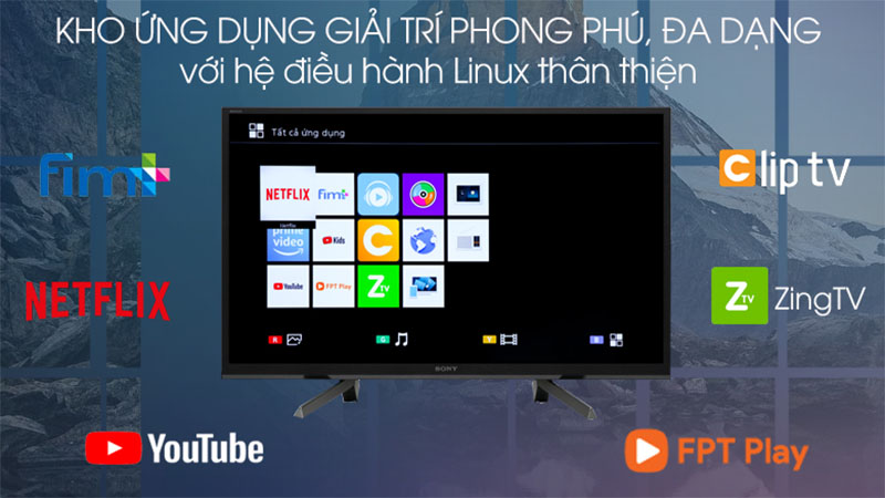 Smart Tivi Sony 43 inch KDL-43W660G - Hàng chính hãng