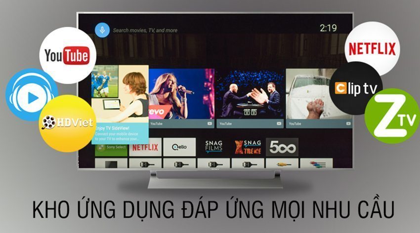 Tính năng của smart Tivi Sony KD-55X9000E/S