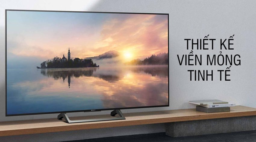 Thiết kế của smart Tivi Sony KD-65X7000E