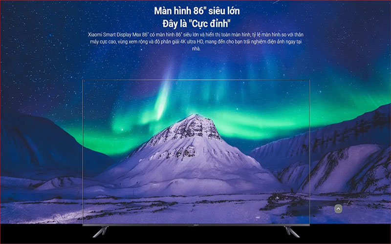 Smart Tivi Xiaomi 4K 86 inch L86M8-ESSEA - Hàng chính hãng
