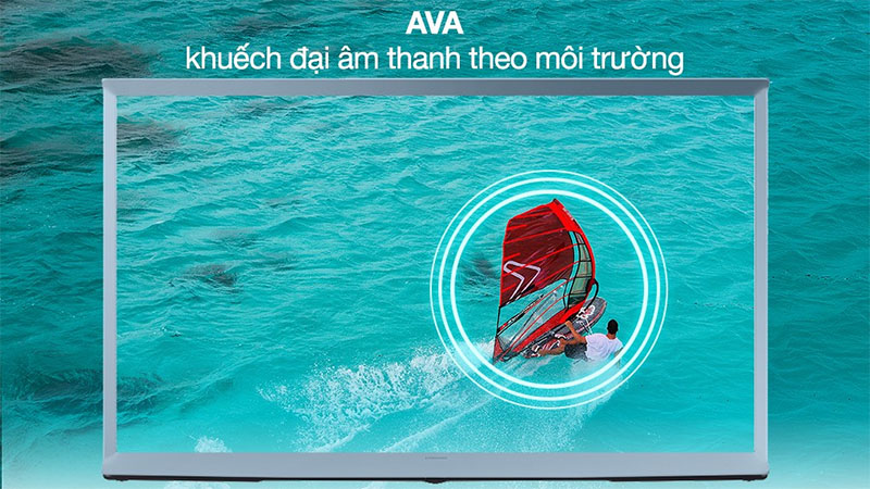 Smart Tivi kiểu chữ I có chân The Serif QLED Samsung 4K 65 inch QA65LS01BA - Hàng chính hãng